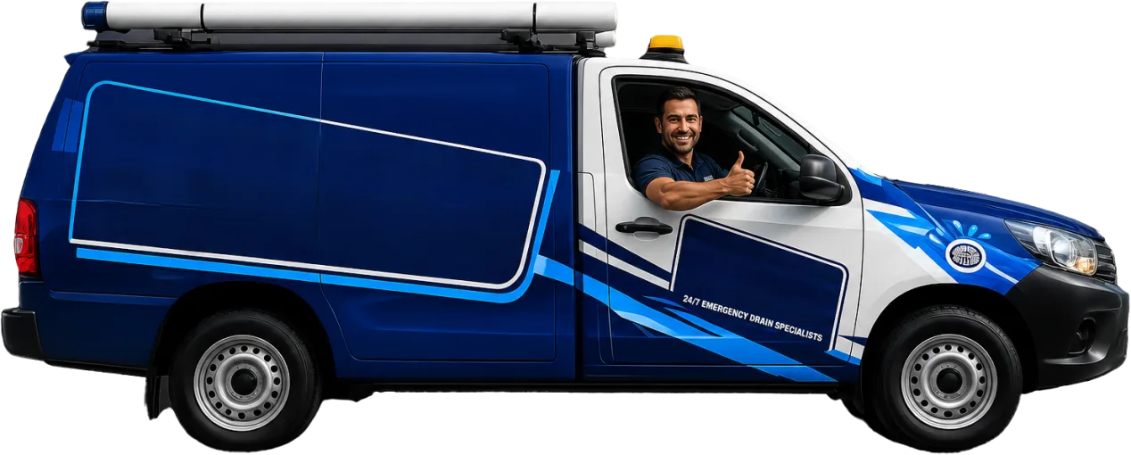 Service van on its way to a Westleigh job